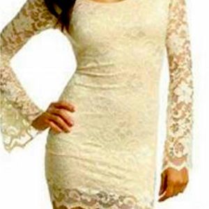 Mini dress lace